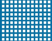 Square holes - straight rows
